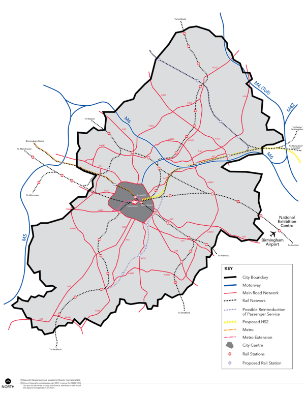 Plan 3 The City’s Transport Infrastructure