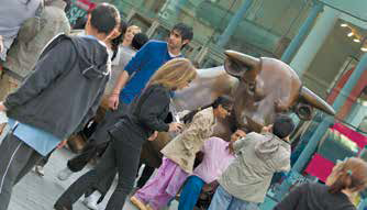 Shoppers at the Bullring