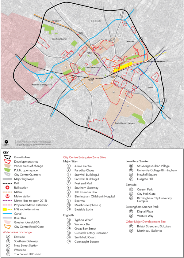 Plan 5 City Centre Spatial Plan