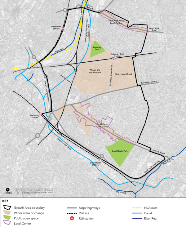 Plan 11 Bordesley Park Spatial Plan