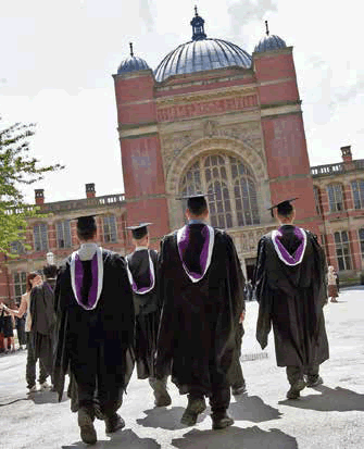 Graduates at the University of Birmingham