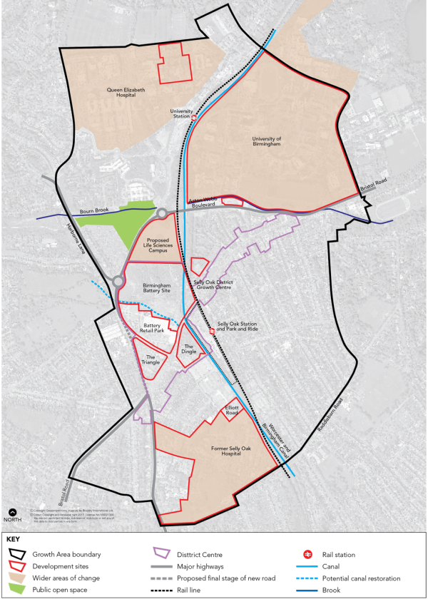 Plan 13 Selly Oak and South Edgbaston Spatial Plan