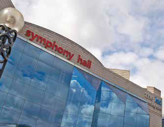 Symphony Hall and the International Convention Centre