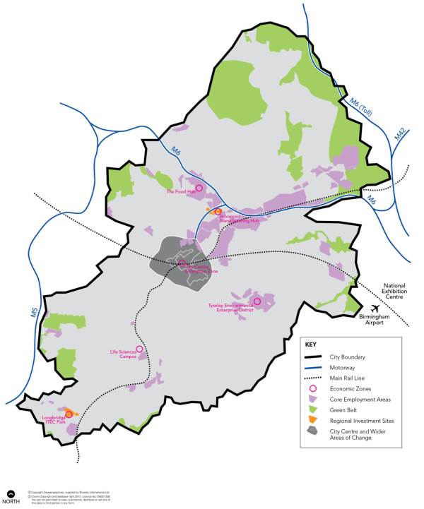 Plan 1 Employment sites