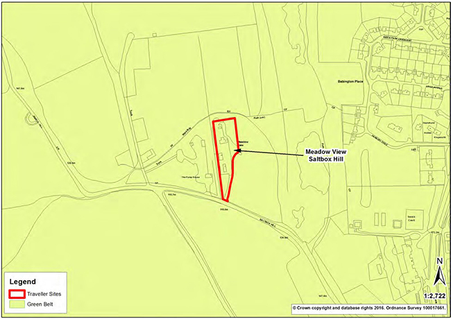 22 pitch Gypsy and Traveller council site with planning permission.