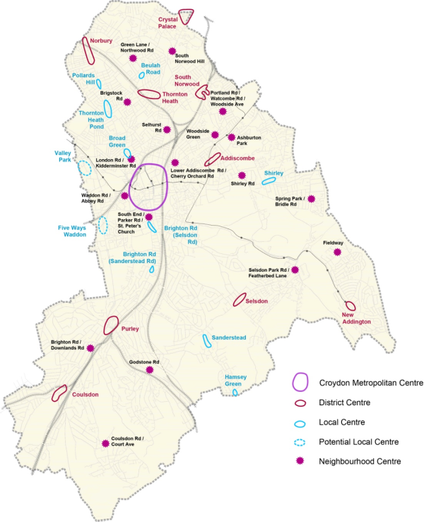 Employment in Croydon (2011-2036)