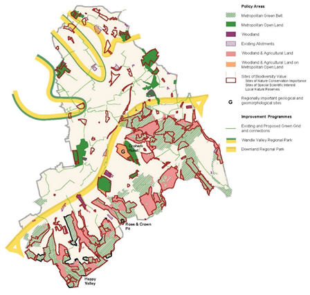 Figure 9.1 Green Grid map