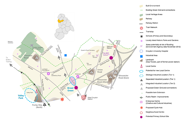 Figure 11.3 Broad Green and Selhurst