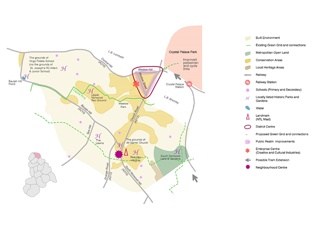 Figure 11.7 Crystal Palace and Upper Norwood