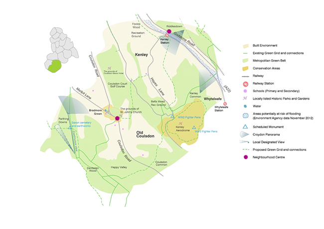 Figure 11.8 Kenley and Old Coulsdon