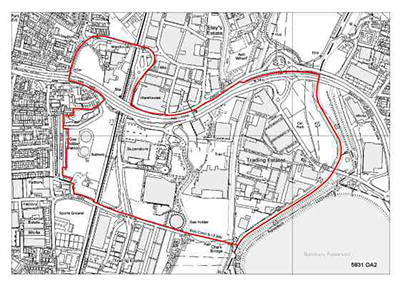 Map 9.3 Meridian Water Place Shaping Priority Area