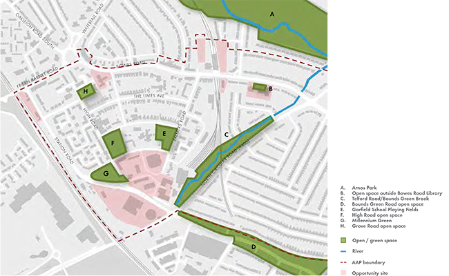 Fig 15. Arnos Grove/New Southgate - open space