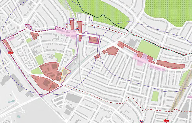 NCAAP oppurtunity sites and Enfield Local Plan Policies Map 2014