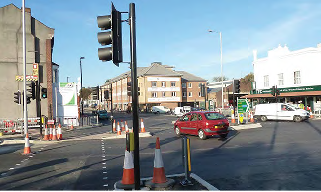 Green Lanes/A406 junction