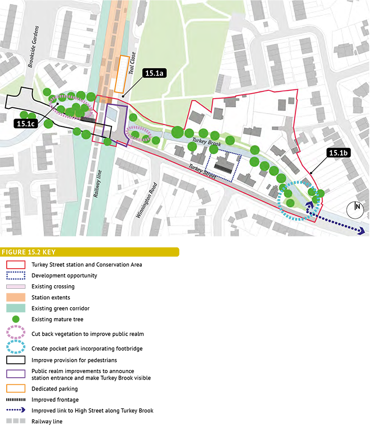 Figure 15.2: Turkey Street Station And Conservation Area - Policy Principles