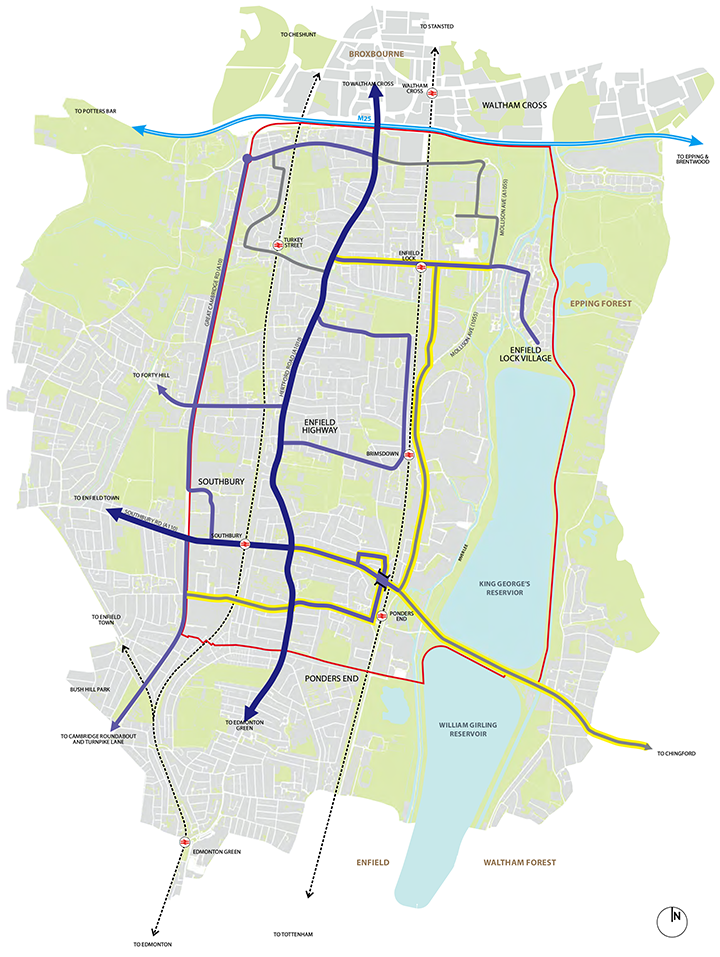 Figure 4.3: Existing Bus Frequencies And Proposed Frequency Increases