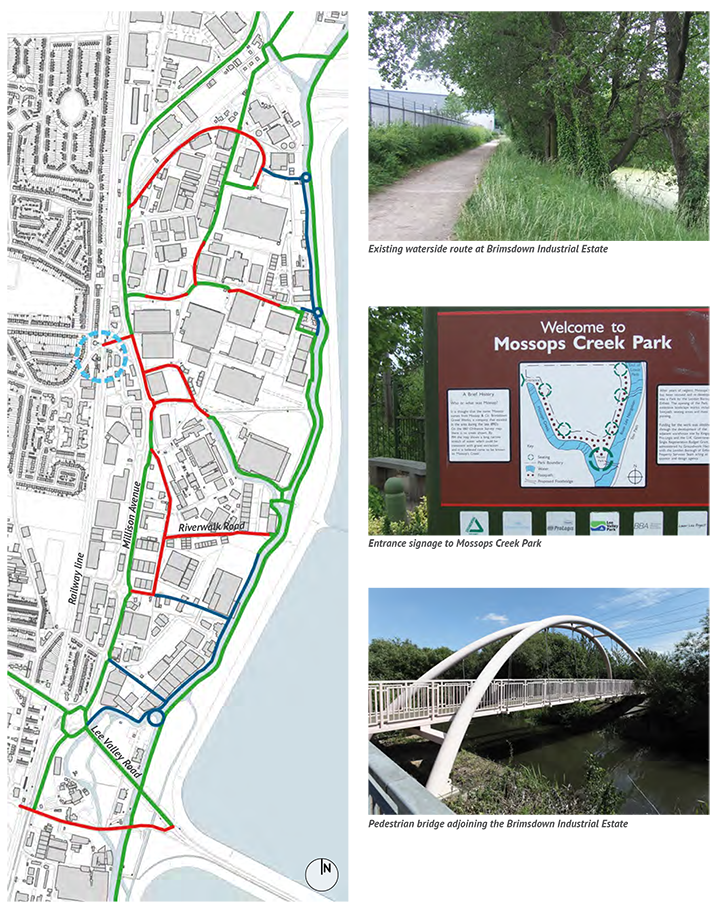 Figure 6.2: Brimsdown Key Routes