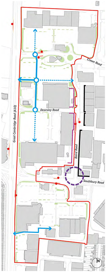 FIGURE 6.4: RETAIL PARK: PUBLIC REALM ENHANCEMENTS