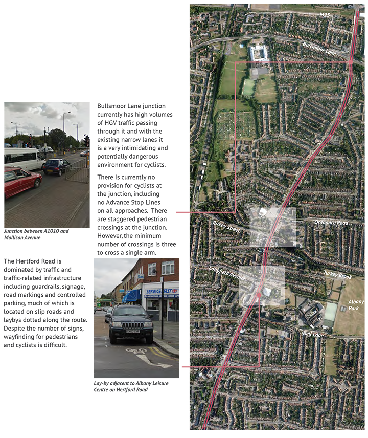 Route F: A1010 Hertford Road