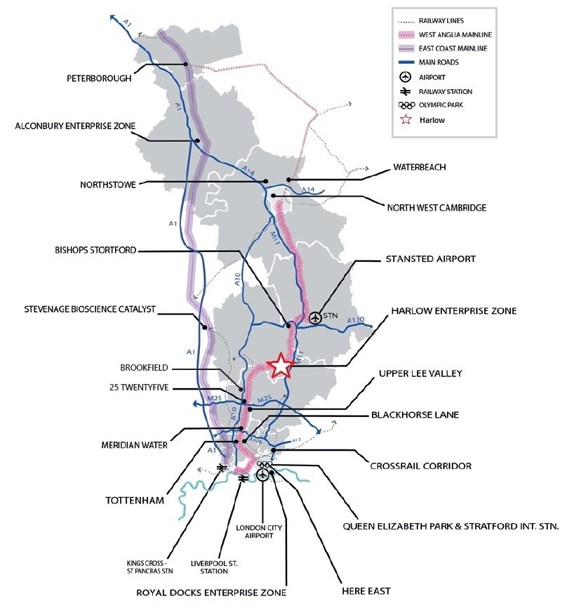 London - Stansted - Cambridge Corridor