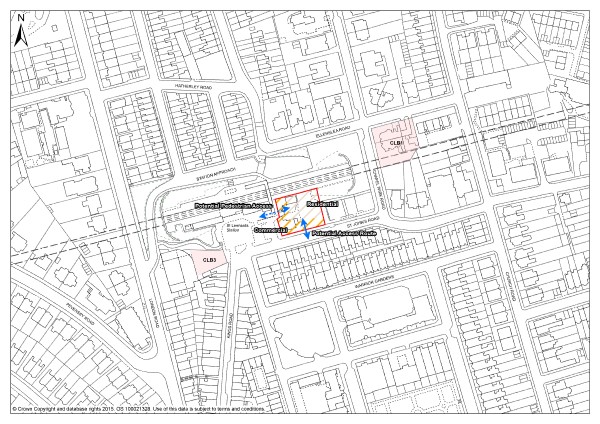 Figure 106: Design Brief for Taxi Office/B.R. Social Club, St Johns Road (CLB2)