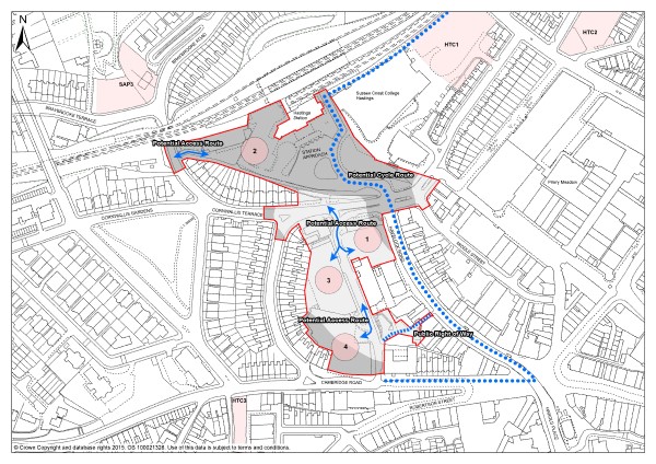 Figure 107: Design Brief for Priory Quarter, Havelock Road (HTC6)