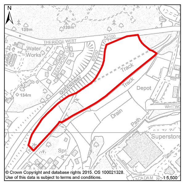 Figure 15:  LRA7 – Land at the junction of The Ridge West and Queensway