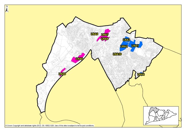 Figure 7: Focus Area 1 - Little Ridge & Ashdown