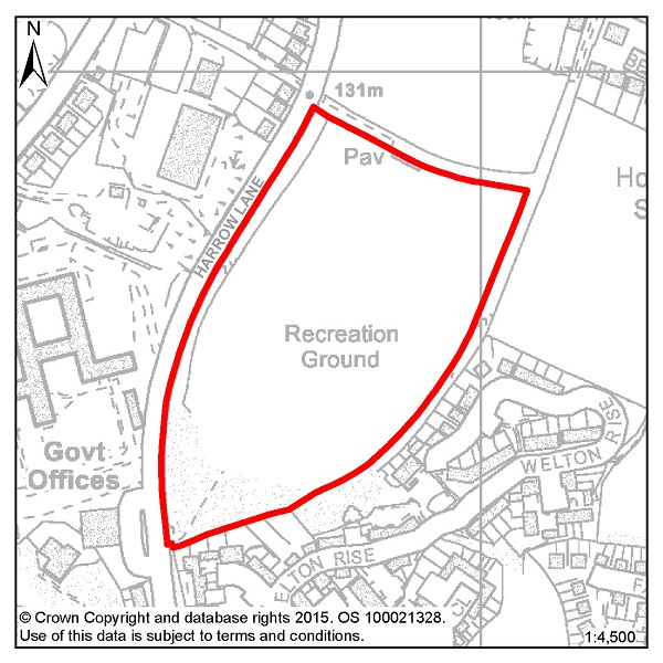 Figure 9:  LRA2 - Harrow Lane Playing Fields