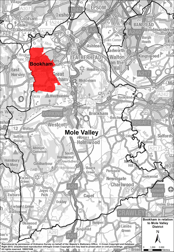 Wards in the District of Mole Valley