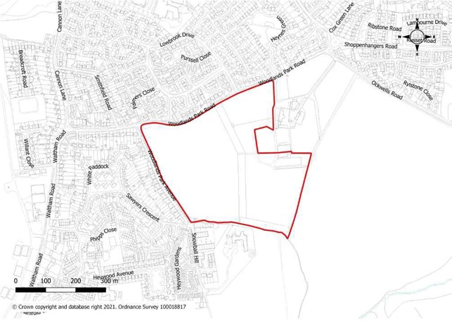 AL24: Land east of Woodlands Park Avenue and north of Woodlands Business Park, Maidenhead