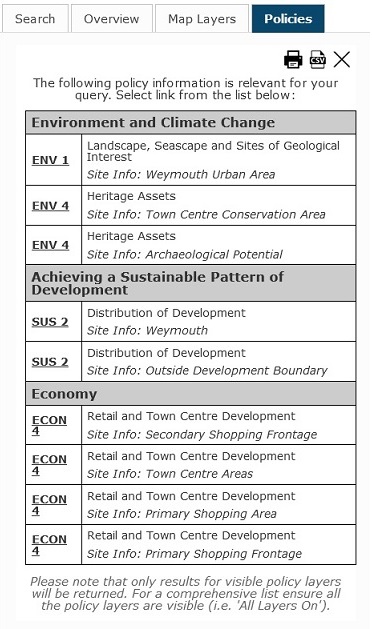 policy links eg