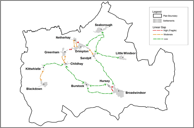 Map 4.	Assessment of Settlements and Gaps