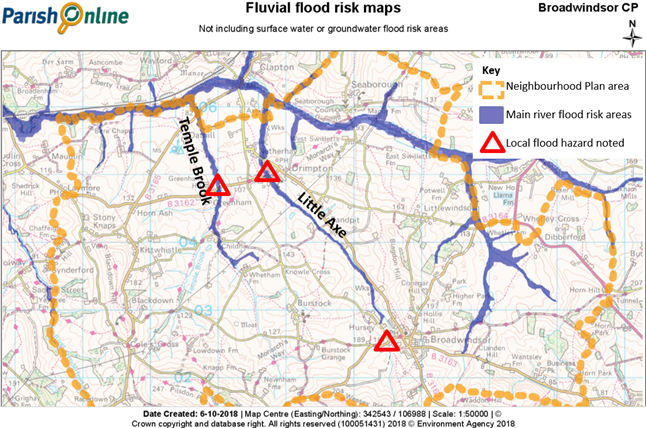 Map 5.	Flood risk from rivers