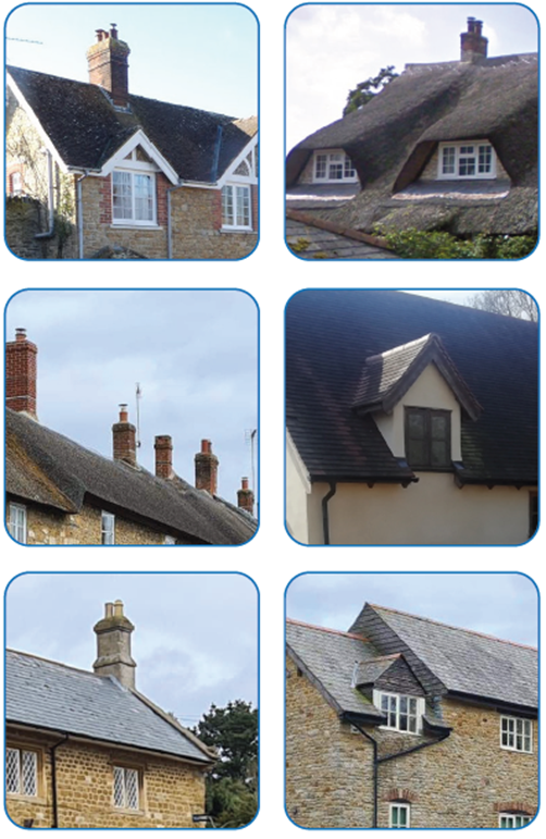 roofs and chimneys image