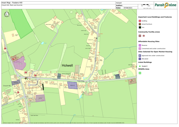 Inset Map - Fosters Hill