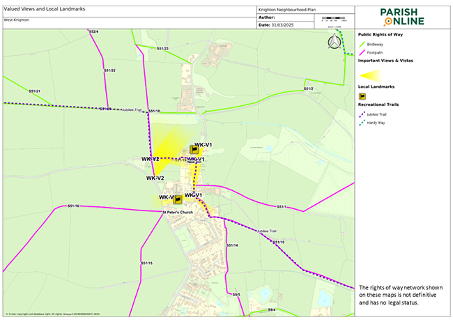 Local Landmarks and Views Map