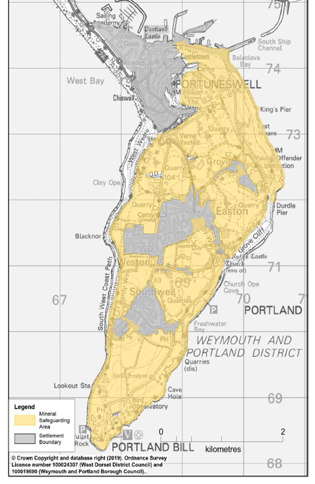 Portland Mineral Consultation Area