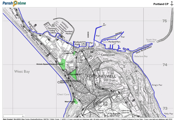 Fortuneswell / Castletown area Local Green Spaces