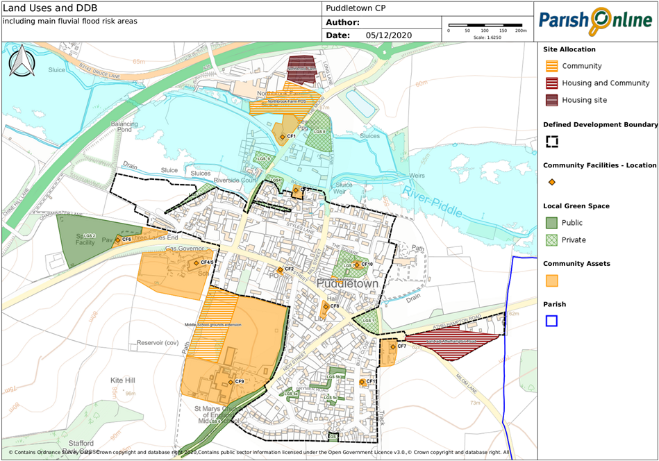 Revised defined development boundary