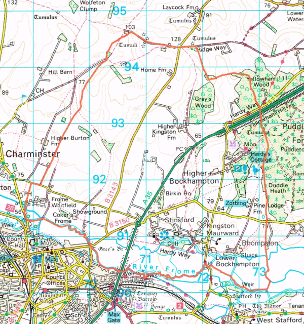 Figure 1.	The Parish of Stinsford