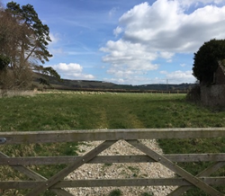 View 2 from the Mill Pond towards White Horse Hill, the view from the heart of the village