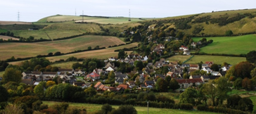 View 7 From Winslow on the footpath just on village boundary