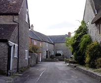 Photo: Queen Street, Yetminster, showing different housing styles